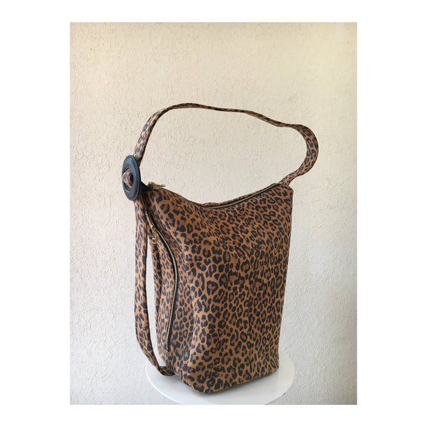 How to make a handbag : Leopard Bucket / Sling Bag
