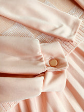 Load image into Gallery viewer, 1970’s Bleeker Street Salmon Colored Sweater Combo Dress