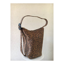 Load image into Gallery viewer, Shoulder Bucket / Sling Bag in Leopard