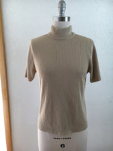 Load image into Gallery viewer, Beige Mock Neck Light Sweater Top