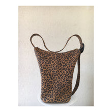 Load image into Gallery viewer, Shoulder Bucket / Sling Bag in Leopard