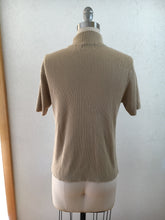 Load image into Gallery viewer, Beige Mock Neck Light Sweater Top