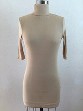 Load image into Gallery viewer, Beige Short Sleeve Long Top