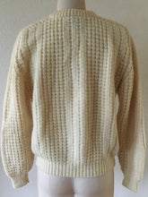 Load image into Gallery viewer, Fisherman’s Sweater in Natural Wool