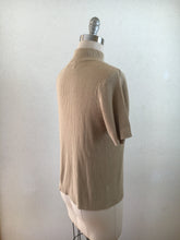 Load image into Gallery viewer, Beige Mock Neck Light Sweater Top