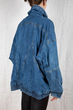 Load image into Gallery viewer, 1980s Zip Up Denim Jacket