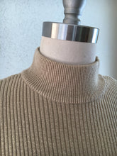Load image into Gallery viewer, Beige Mock Neck Light Sweater Top