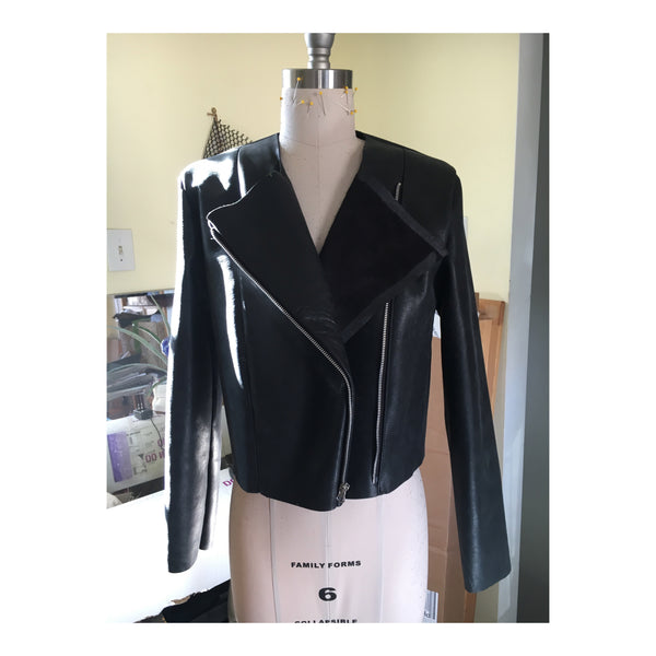Leather Jacket: Skiving and sewing the outer shell