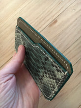 Load image into Gallery viewer, Python &amp; Epsom Leather Card Holder
