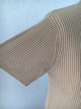Load image into Gallery viewer, Beige Mock Neck Light Sweater Top
