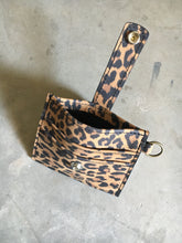 Load image into Gallery viewer, snap wallet card holder aster leopard print

