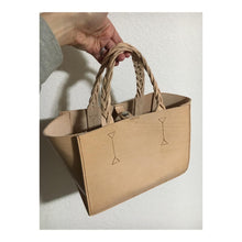 Load image into Gallery viewer, Braided Handle Liten Tote Bag
