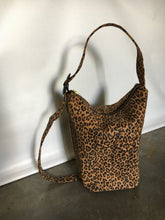 Load image into Gallery viewer, Shoulder Bucket / Sling Bag in Leopard
